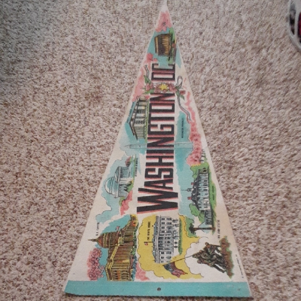 Vintage! Washington D.C. Pennant